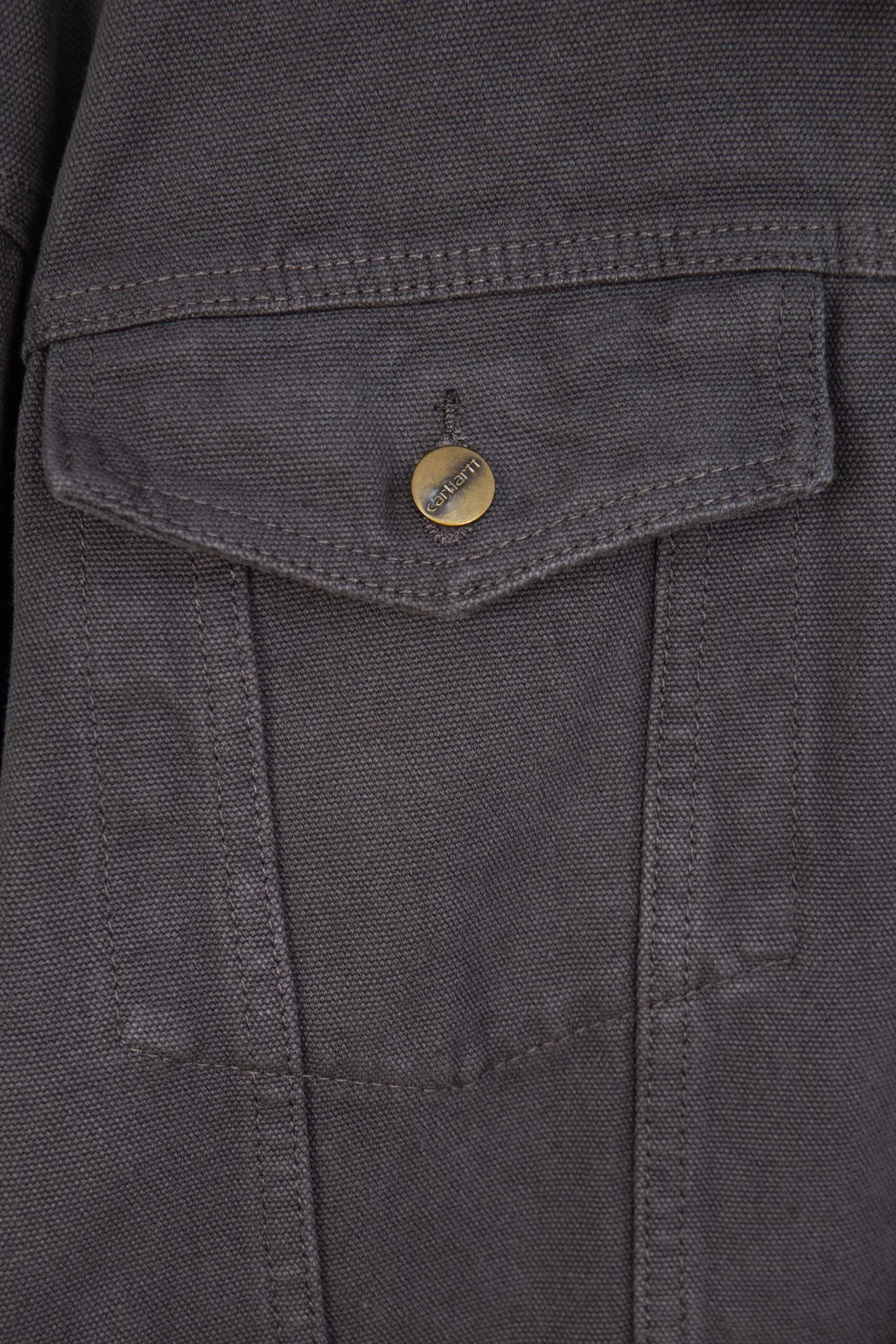 Style number: M Independent CARHARTT Retro distressed heavy-duty washed Carhartt Vintage 90S J 10 Detroit trucker jacket three-color heavy-duty jacket without original label (flat replacement Series) The fabric is made of high-weight Quality pure cotton Canvas. The weight of the clothes is 1.5Kg - the body effect is invincible - the platform is private. The overall color has been washed and aged to the best, and the various small details of damage are very good! Very rare inner felt, warm and comfortable, very handsome, real Boxy short and wide version! Color: Black Gray Size: S-XL